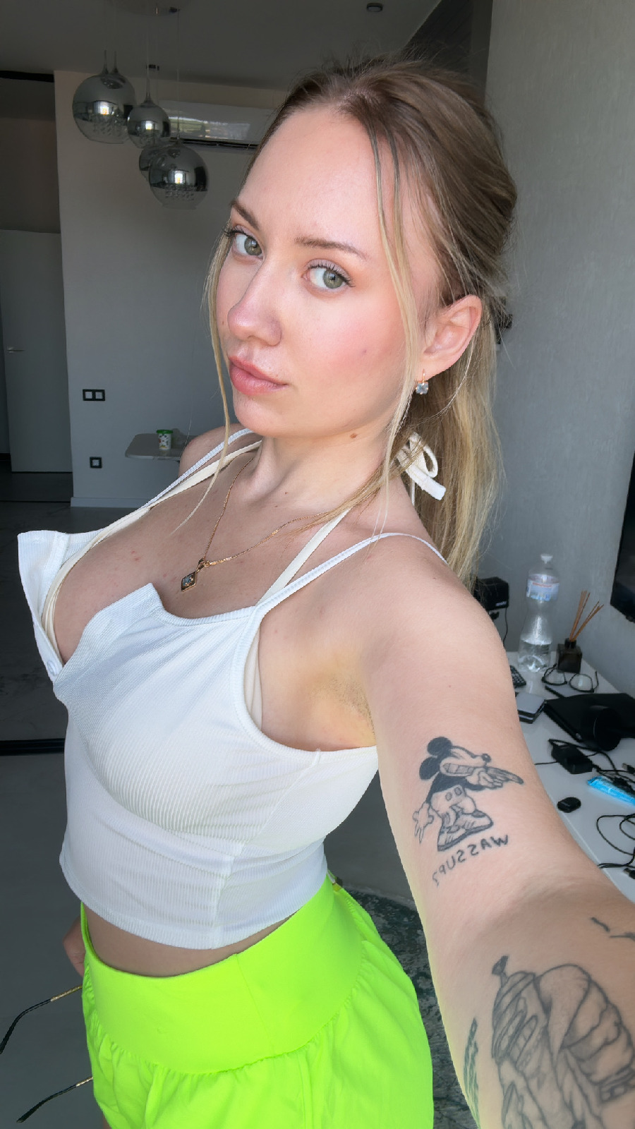 KateV in her underwear in Nagoya